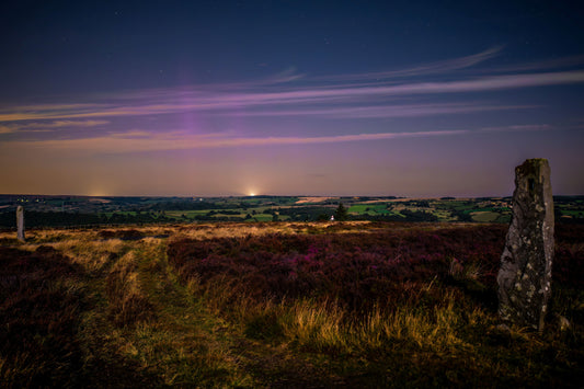 AURORA ABOVE THE NORTH YORK MOORS!