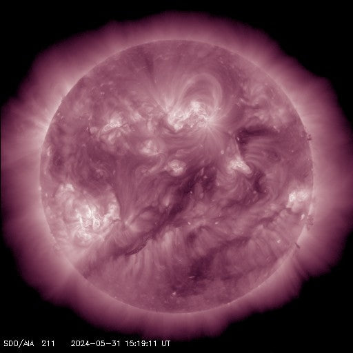 SOLAR REPORT - CHANCE OF AURORA TONIGHT! 31/05/2024