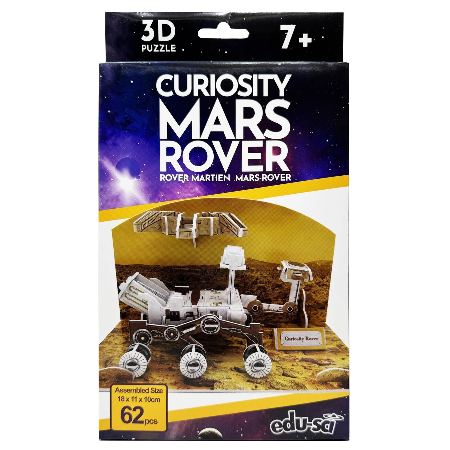 Curiosity Mars Rover 3D Puzzle