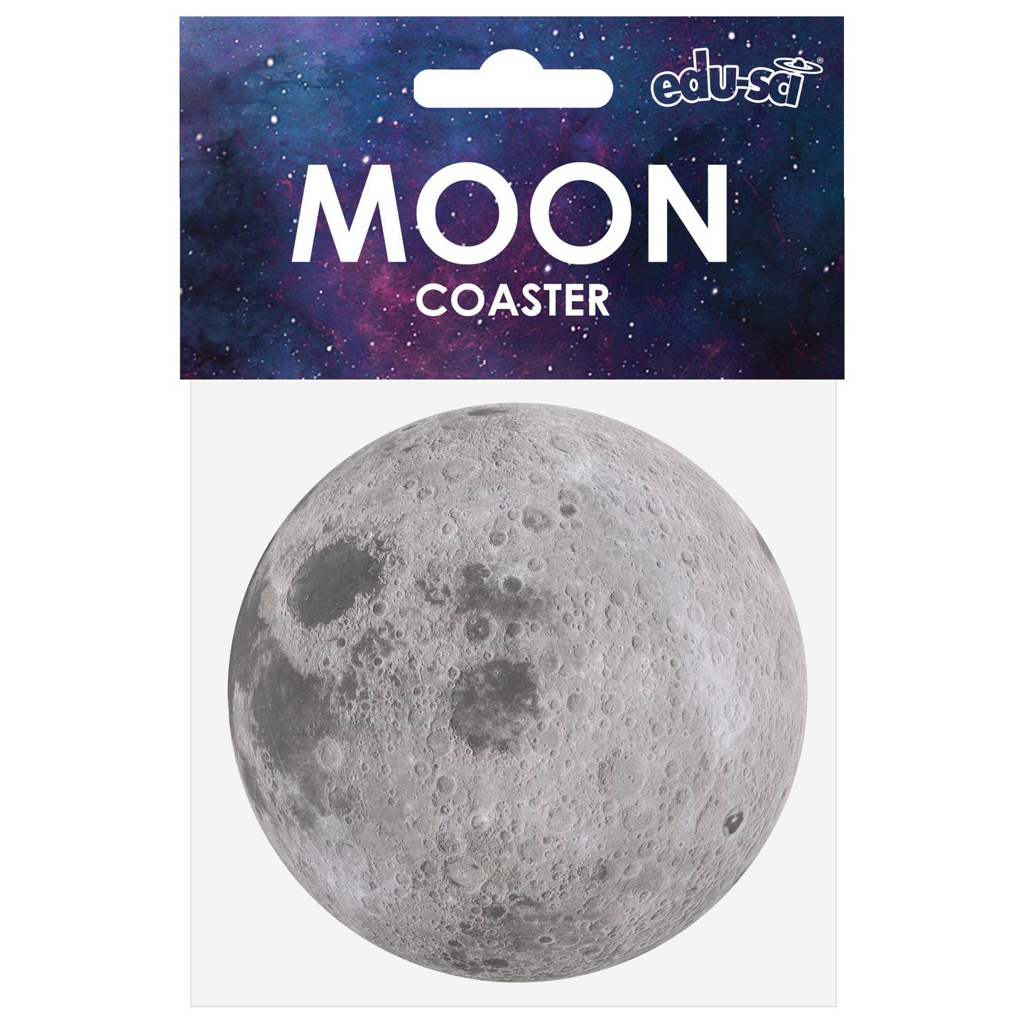 Moon Coaster | Cork Base | 9cm Diameter