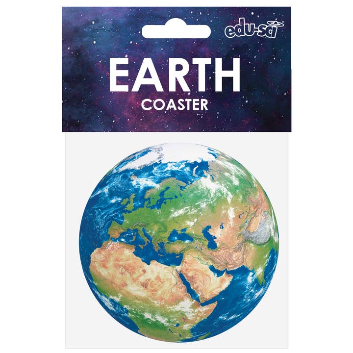 Earth Coaster | Cork Base | 9cm Diameter