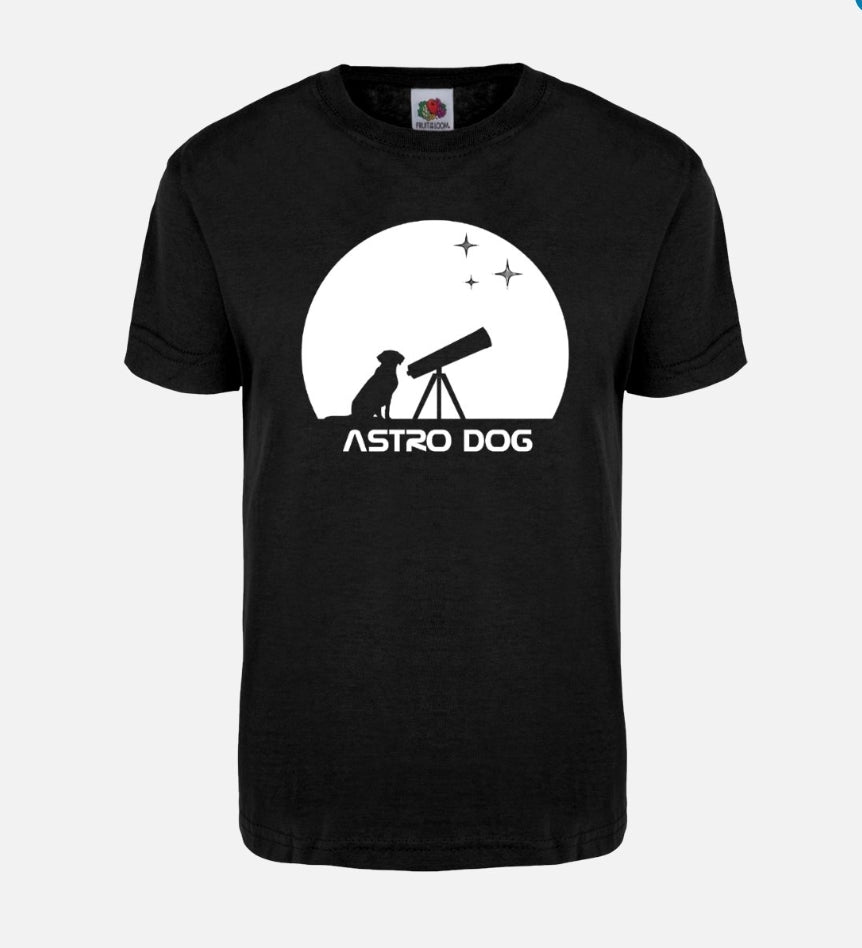Astro Dog Logo T-Shirt | Black | Unisex