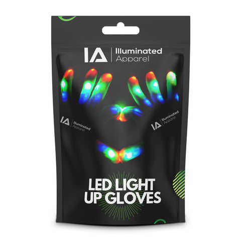 Glow in the Dark LED Gloves