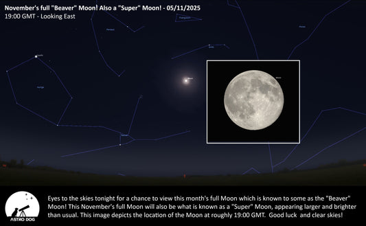 NOVEMBER’S FULL MOON - THE “BEAVER” MOON! ALSO A “SUPER” MOON! -  05/11/25