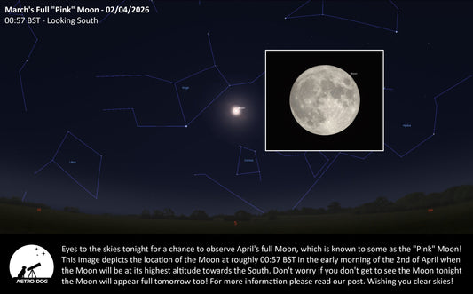 APRIL’S FULL “PINK” MOON! 01-02/04/2026