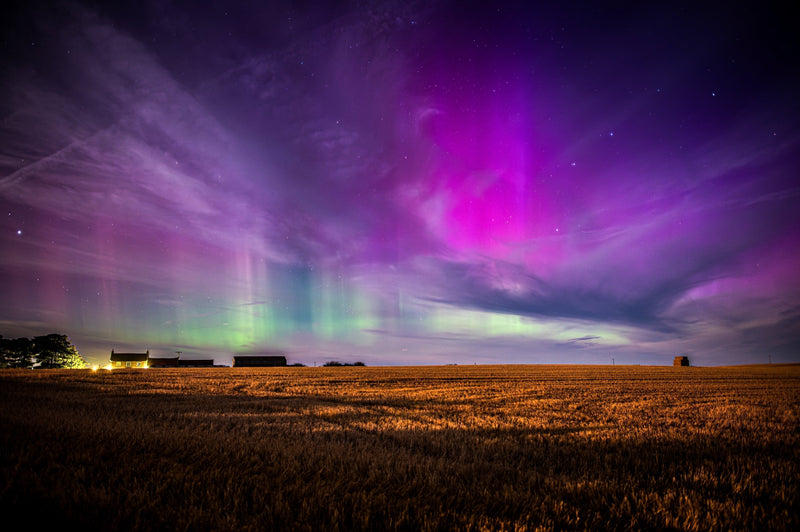 Aurora borealis over the UK, September 2024
