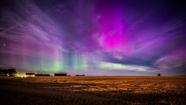 Aurora borealis over the UK, September 2024