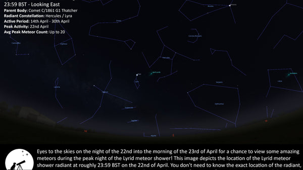 THE LYRID METEOR SHOWER PEAK - 22/04/2026