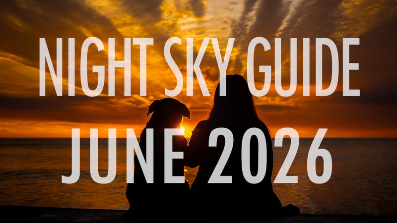June 2026 Night Sky Guide thumbnail — planetary alignment and summer solstice