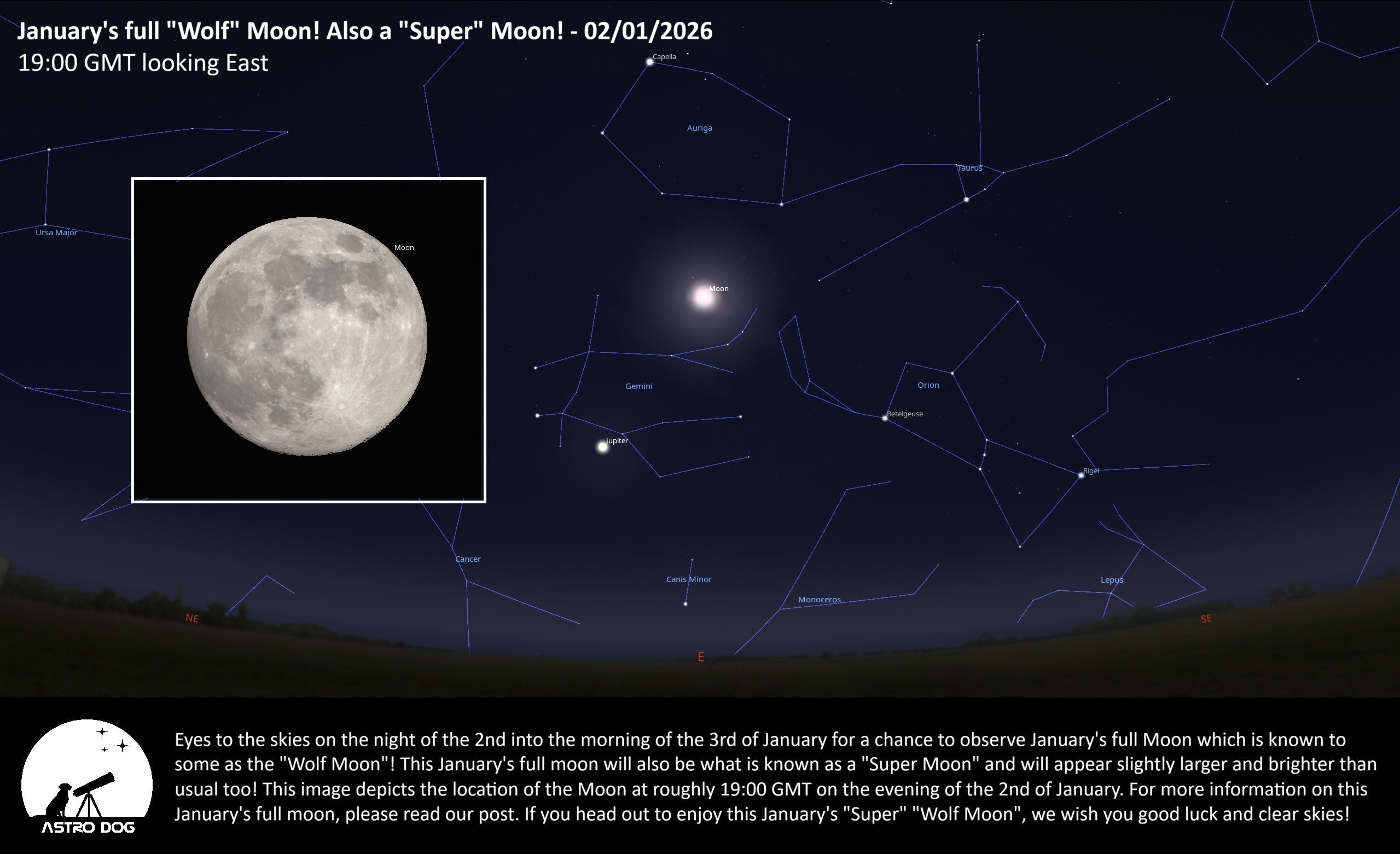 JANUARY S SUPER WOLF MOON 02 01 2026 Astro Dog January Wolf Moon 2026 
