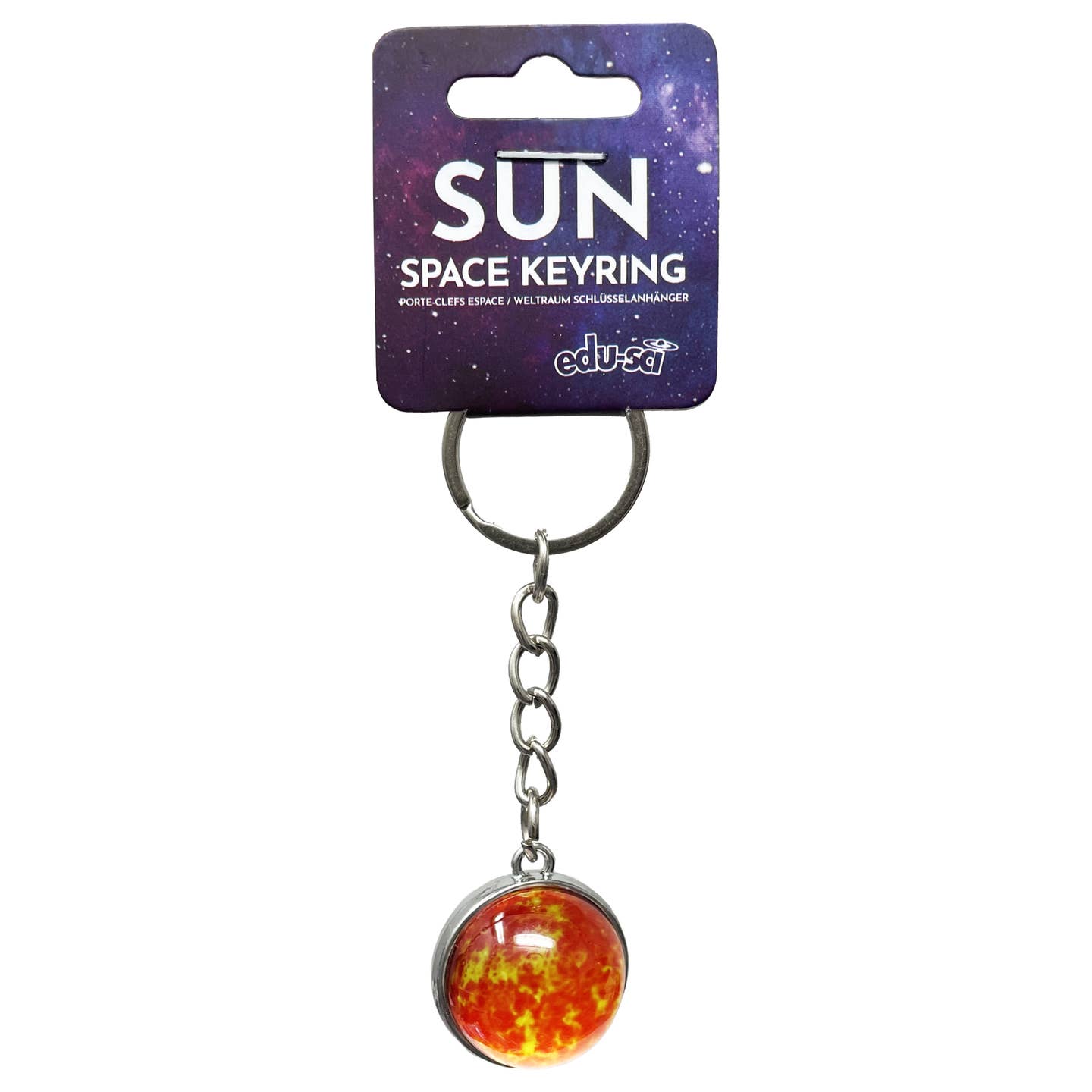 The Sun Glass Planet Keyring