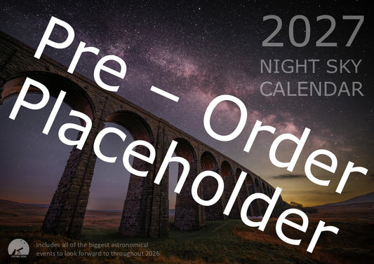 2027 Night Sky Wall Calendar | A4 Ring-Bound