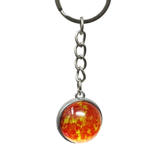 The Sun Glass Planet Keyring