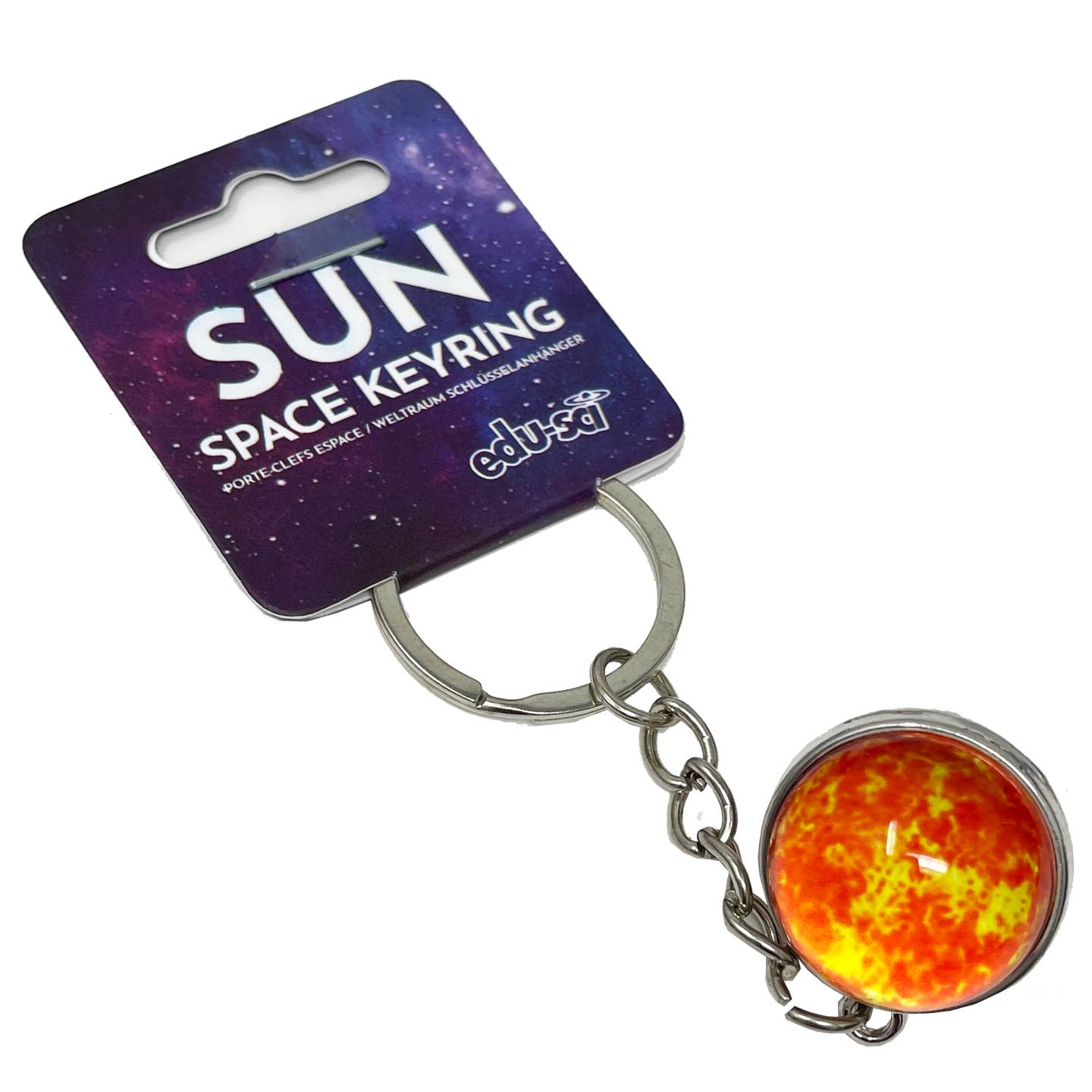 The Sun Glass Planet Keyring