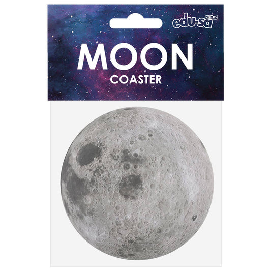 Moon Coaster | Cork Base | 9cm Diameter