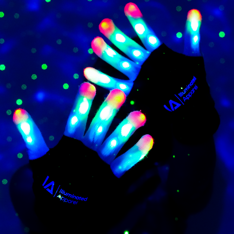 Glow in the Dark LED Gloves