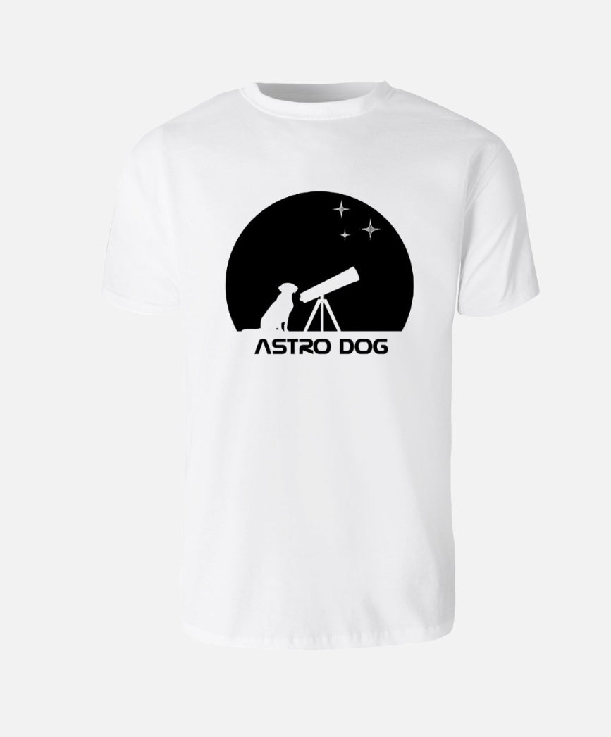 Astro Dog Logo T-Shirt | White | Unisex