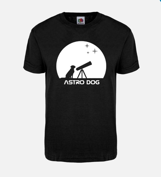 Astro Dog Logo T-Shirt | Black | Unisex